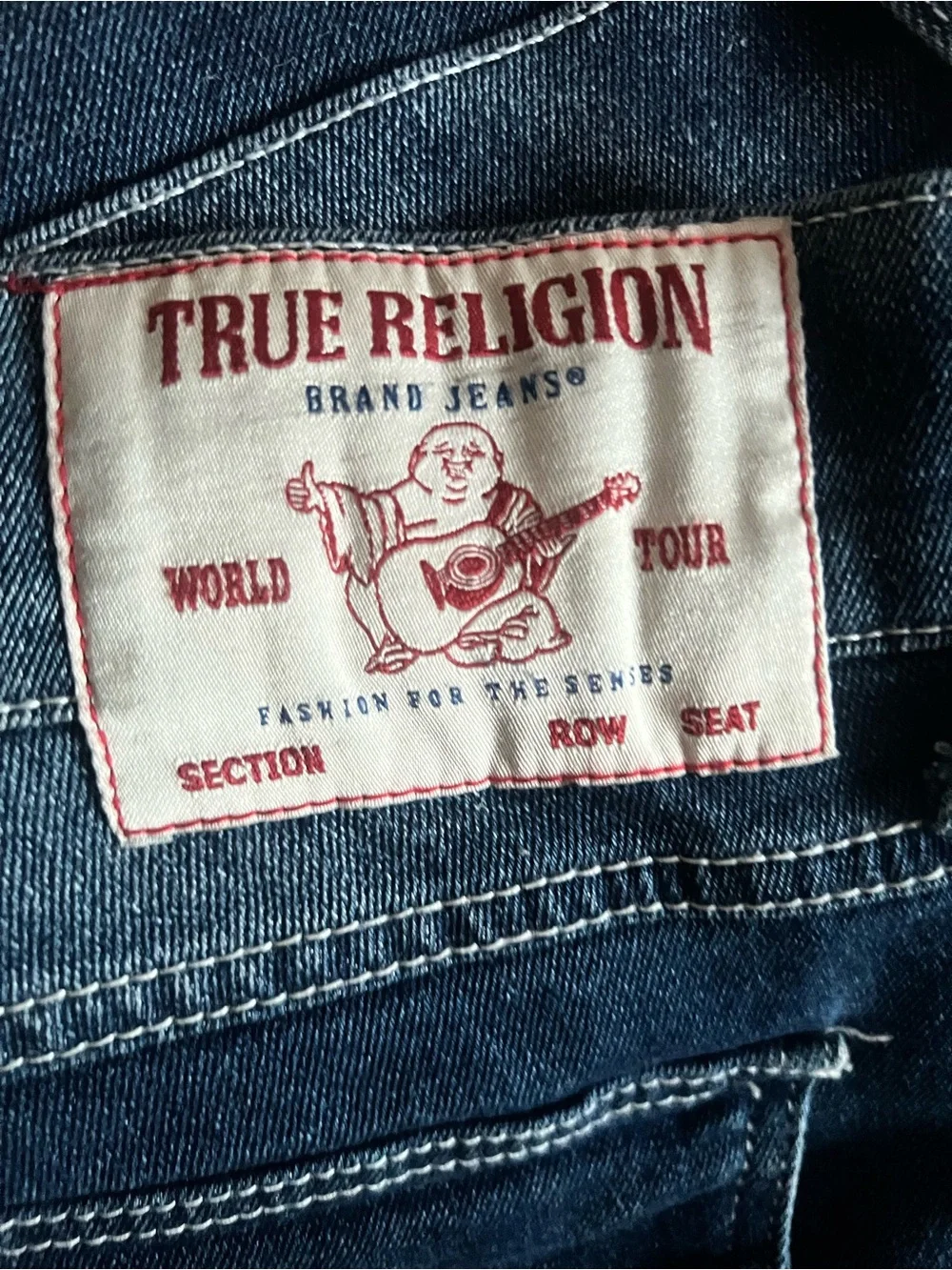 True Religion Men’s Ricky SF Flap Straight Jeans